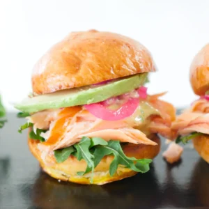 Kick Ass Smoked Salmon Sliders